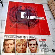 Affiche Originale Ciné LE BOUCHER Chabrol Jean Yanne Stéphane Audran 120x160 1970 Ferracci - Affiches & Posters