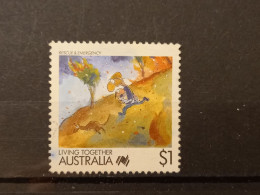 FRANCOBOLLI STAMPS AUSTRALIA AUSTRALIAN 1988 USED SERIE VIVERE INSIEME CARTONI CARTOON OBLITERE' - Gebraucht