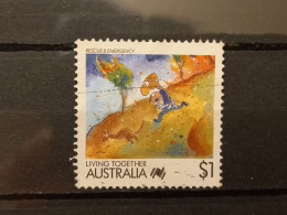 FRANCOBOLLI STAMPS AUSTRALIA AUSTRALIAN 1988 USED SERIE VIVERE INSIEME CARTONI CARTOON OBLITERE' - Oblitérés