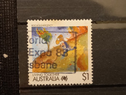 FRANCOBOLLI STAMPS AUSTRALIA AUSTRALIAN 1988 USED SERIE VIVERE INSIEME CARTONI CARTOON OBLITERE' - Gebraucht