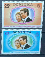 DOMINICA - MH* - 1973  # 372/373 - Dominique (...-1978)