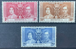 DOMINICA - MH* - 1937  # 89/91 - Dominique (...-1978)