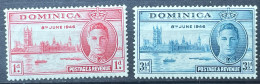 DOMINICA - MH* - 1946  # 108/109 - Dominique (...-1978)