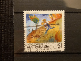 FRANCOBOLLI STAMPS AUSTRALIA AUSTRALIAN 1988 USED SERIE VIVERE INSIEME CARTONI CARTOON OBLITERE' - Used Stamps