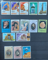 DOMINICA - MNH** - LOT  - 15 VALUES - Dominica (...-1978)