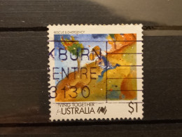 FRANCOBOLLI STAMPS AUSTRALIA AUSTRALIAN 1988 USED SERIE VIVERE INSIEME CARTONI CARTOON OBLITERE' - Gebraucht