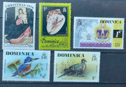 DOMINICA - MH* - LOT - 5 VALUES - Dominica (...-1978)