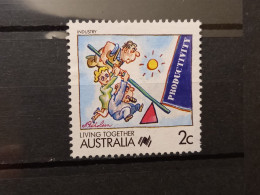 FRANCOBOLLI STAMPS AUSTRALIA AUSTRALIAN 1988 USED SERIE VIVERE INSIEME CARTONI CARTOON OBLITERE' - Gebraucht