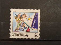 FRANCOBOLLI STAMPS AUSTRALIA AUSTRALIAN 1988 USED SERIE VIVERE INSIEME CARTONI CARTOON OBLITERE' - Gebraucht