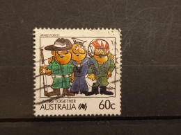 FRANCOBOLLI STAMPS AUSTRALIA AUSTRALIAN 1988 USED SERIE VIVERE INSIEME CARTONI CARTOON OBLITERE' - Gebraucht