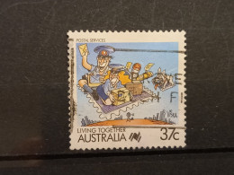 FRANCOBOLLI STAMPS AUSTRALIA AUSTRALIAN 1988 USED SERIE VIVERE INSIEME CARTONI CARTOON OBLITERE' - Oblitérés