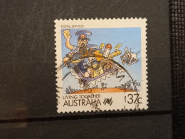 FRANCOBOLLI STAMPS AUSTRALIA AUSTRALIAN 1988 USED SERIE VIVERE INSIEME CARTONI CARTOON OBLITERE' - Gebraucht