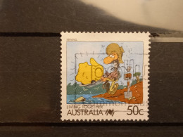 FRANCOBOLLI STAMPS AUSTRALIA AUSTRALIAN 1988 USED SERIE VIVERE INSIEME CARTONI CARTOON OBLITERE' - Used Stamps