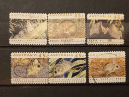 FRANCOBOLLI STAMPS AUSTRALIA AUSTRALIAN 1992 USED SERIE COMPLETA COMPLETE ANIMALS ANIMALI OBLITERE' - Gebraucht