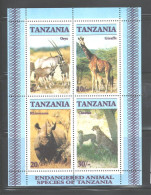 TANZANIA 1986"FAUNA" MS#322a MNH - Tanzania (1964-...)