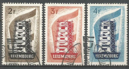 LUXEMBURGO EUROPA YVERT NUM. 514/516 SERIE COMPLETA USADA - Used Stamps