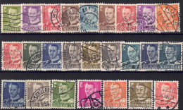 YT 315 à 331C Incomplet - Used Stamps