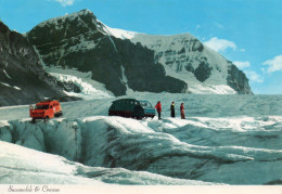 CPM - E - CANADA - ALBERTA - ATHABASCA  GLACIER - SNOWMOBILE AND CREVASSE - Autres & Non Classés