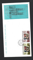 British Antarctic Territory 1972 QEII Silver Wedding Anniversary Set Of 2 On Illustrated FDC - Storia Postale