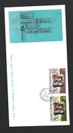 British Antarctic Territory 1972 QEII Silver Wedding Anniversary Set Of 2 On Illustrated FDC - Lettres & Documents