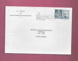 Lettre De 2004 Pour SPM - YT N° 795 - Métier - Le Poulieur - Lettres & Documents