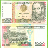 PERU 1000 INTIS 1988 P-136b UNC - Peru