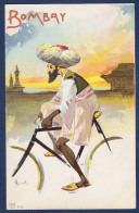 CPA Rossetti Illustrateur Vélo Cycle Bicyclette Art Nouveau Non Circulé Inde Bombay - India