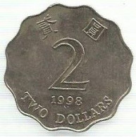 Hong Kong - 2 Dolares 1998 - Hong Kong