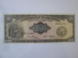 Philippines 10 Pesos 1949 UNC Banknote,see Pictures - Philippines