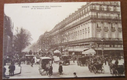 Paris  Boulevard Des Capucines Et Le Grand Hotel   Animé  - Arrondissement: 09