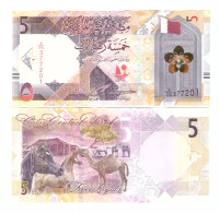 QATAR 5 RIYALS 2022 P-W33 UNC - Qatar