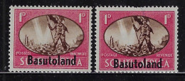 BASUTOLAND 1945  SCOTT #29 PAIR MNH - 1933-1964 Kronenkolonie