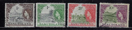 BASUTOLAND 1961-63  SCOTT#72,73,75,78 USED - 1933-1964 Colonia Británica