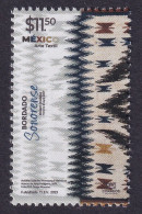 Mexico 2023 SONORA TEXTIL  11.50 STAMP MNH TEJIDO - Mexico