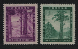 Taiwan 1954 - Mi-Nr. 188-189 ** - MNH - Bäume / Trees - Nuevos