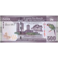 Sri Lanka, 500 Rupees, 2020, 2020-08-12, KM:126a, NEUF - Sri Lanka