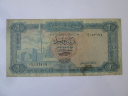 Rare! Libya 1 Dinar 1971 Banknote See Pictures - Libya