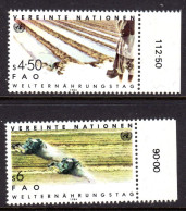 UNITED NATIONS VIENNA - 1984 WORLD FOOD DAY SET (2V) FINE MNH ** SG V39-V40 - Ongebruikt