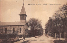 VAL D'OISE  95  BEAUCHAMP - L'EGLISE - AVENUE DE PIERRELAYE - Beauchamp