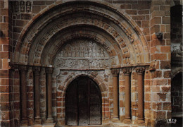 12  ESPALION  église Romane De PERSE En Grès Rose Le Porche   17 (scan Recto Verso)MH2999 - Espalion