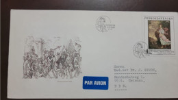 P) 1986 CZECHOSLOVAKIA, MARIA MAXIMILIANA OF STERNBERK, AIRMAIL, FDC CIRCULATED TO ZWICKAU, XF - Sonstige & Ohne Zuordnung