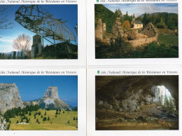 15 Cartes  ; Haut Lieu De Résistance . Dont  9 De Carnet - Vercors