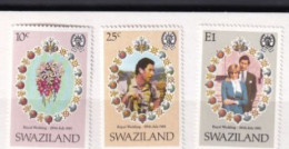 SWAZILAND  MNH 1981  Mariage Lady Di - Swaziland (1968-...)
