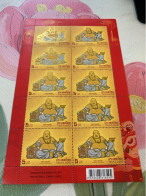 Thailand Stamp New Year 2014  Fortune Buddha MNH - Thailand