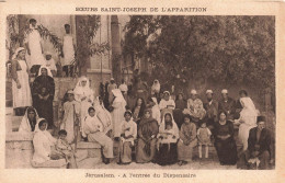 ISRAEL - Jérusalem - Soeurs Saint-Joseph De L'Apparition à L'entrée Du Dispensaire - Carte Postale Ancienne - Israel