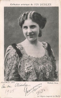 CÉLÉBRITÉS - Geraldine Farrar - Collection Du Vin Désiles - Carte Postale Ancienne - Femmes Célèbres