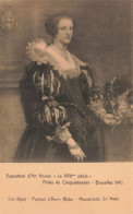 MUSEE - Exposition D'Arts Ancien "Le  XVIIème Siècle" - Van Dyck - Portrait D'Anna Wake - Carte Postale Ancienne - Museen