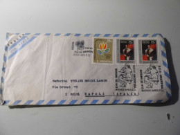 Busta Viaggiata Posta Aerea Per L'italia "DIA DE EMISION EXPOSICION HORTICOLA NATIONAL" 1971 - Lettres & Documents