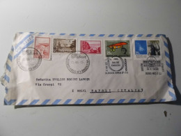 Busta Viaggiata Posta Aerea Per L'italia "DIA DE EMISION XXV SEMANA AERONAUTICA Y ESPACIAL" 1971 - Cartas & Documentos