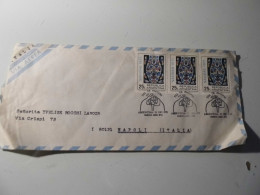 Busta Viaggiata Posta Aerea Per L'italia "DIA DE EMISION NAVIDAD 1971" - Cartas & Documentos